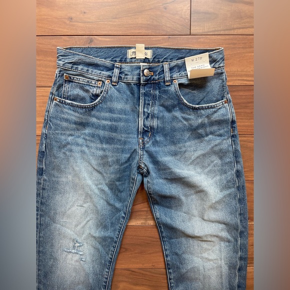 Madewell The Petite Dean Easy Straight Jeans Size 27 - Picture 3 of 12
